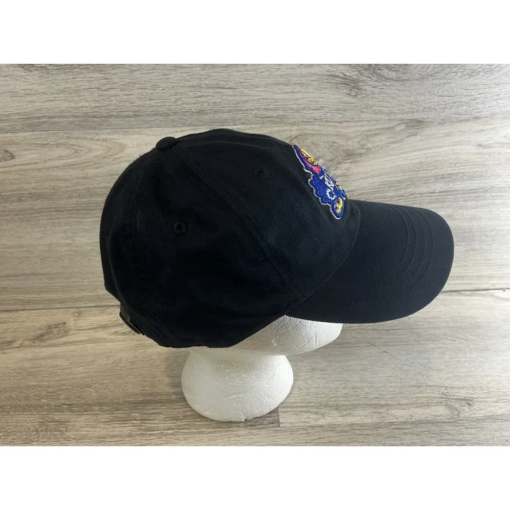 '47 Clean Up‎ Kansas Jayhawks Black Adjustable Licensed Ball Cap Hat Script